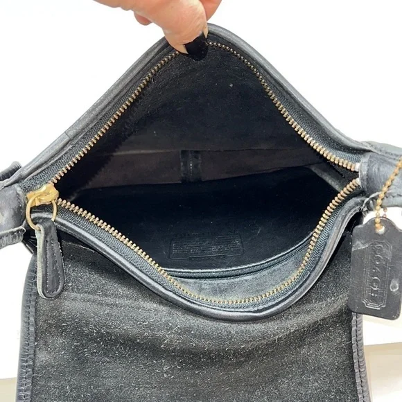 Coach Vintage Patricia’s Legacy Crossbody Black Leather Shoulder Bag - Picture 13 of 15